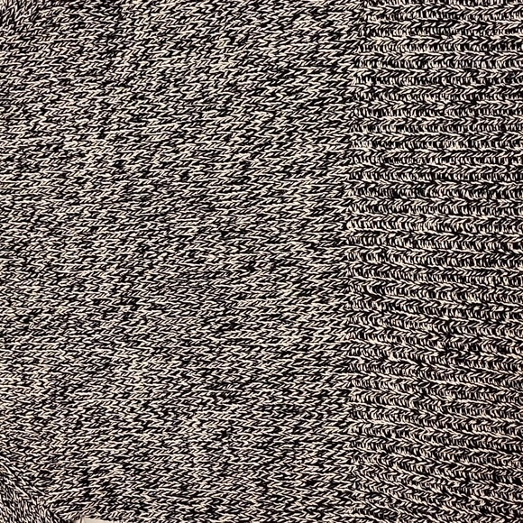 JONES NEW YORK SIGNATURE Size Small Gray Back & White Knit Zippered Sweater - Picture 13 of 16